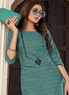 Kalindi 1 Latest Fancy Ethnic Wear Viscose Embroidery Work Kurti Collection